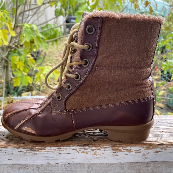 Brown London Fog Ankle Boots - Picture 5 of 10